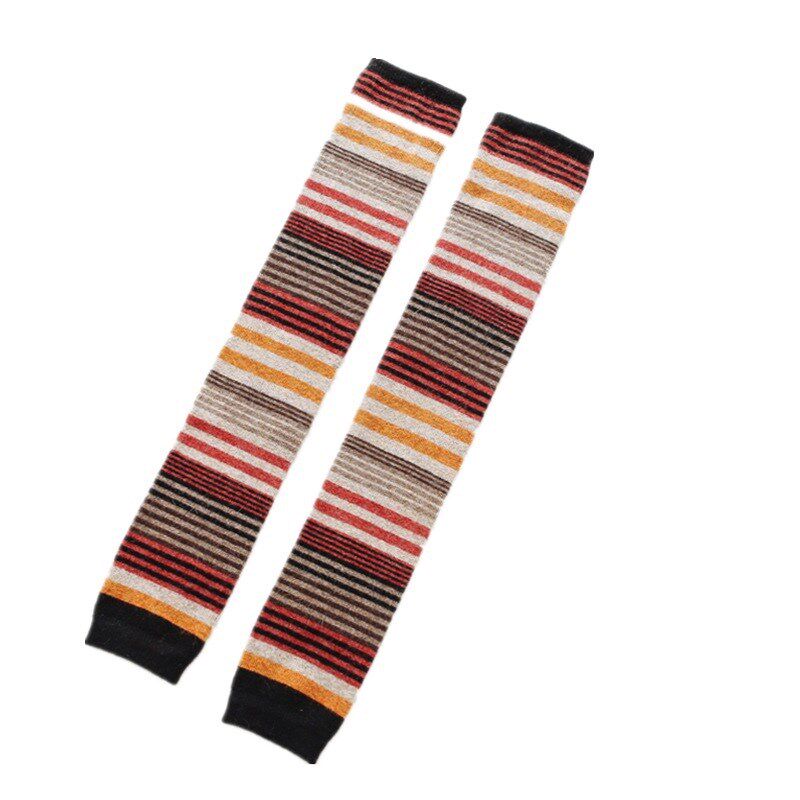 新款春秋冬加厚m保暖过膝兔羊毛护膝袜套 亚马逊女长筒堆堆袜