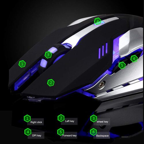 Rechargeable Wireless Gaming Mouse T1 Wireless Mouse Colorfu