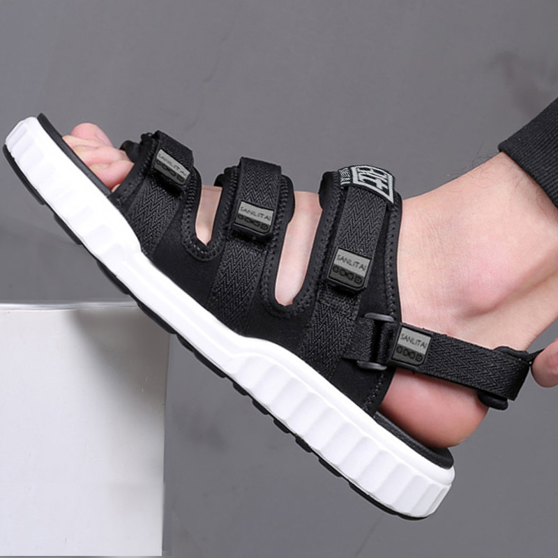 特大号夏季男士沙滩鞋45韩版潮流凉鞋简约大码男鞋47休闲凉拖鞋48,流行男鞋,沙滩鞋,淘宝优惠券,粉丝福利购,淘宝优惠卷