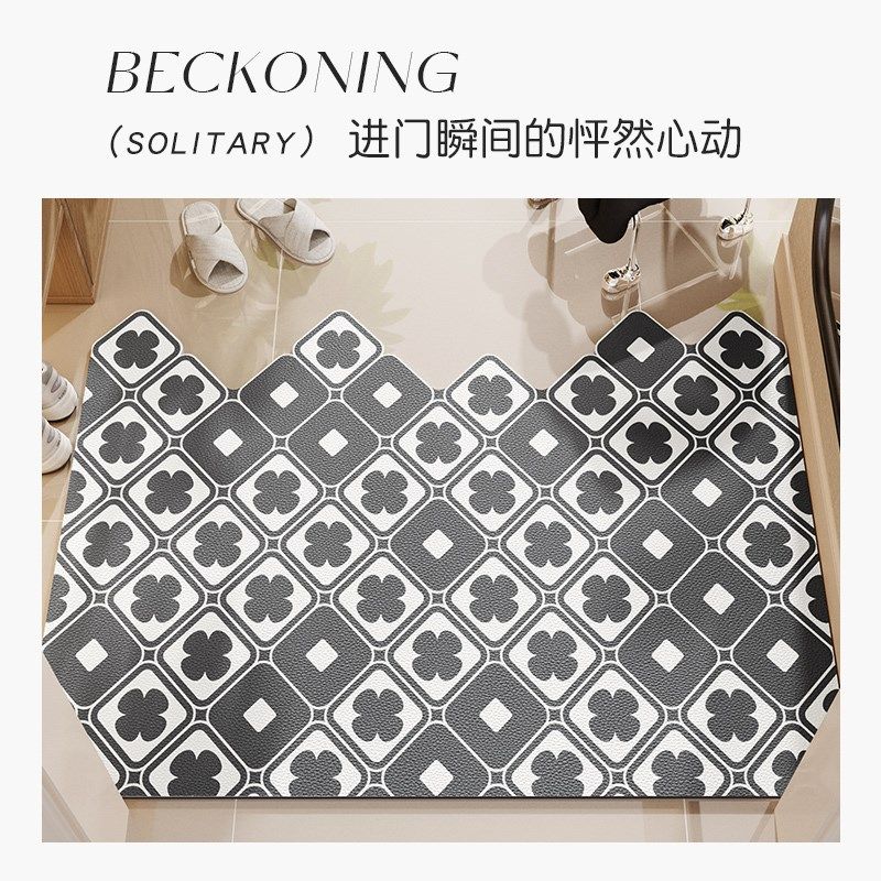 2025新款地垫入户门垫可裁剪可擦洗门口脚垫家用玄关进门皮革地毯,居家布艺,入户地垫,淘宝优惠券,粉丝福利购,淘宝优惠卷