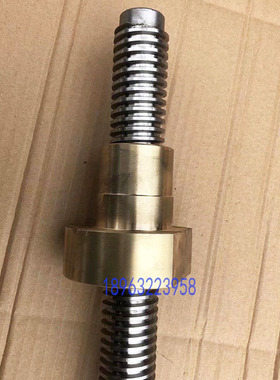 滕州机床摇臂钻床丝杠 Z3050钻床升降丝杆 铜丝母T形螺母配件