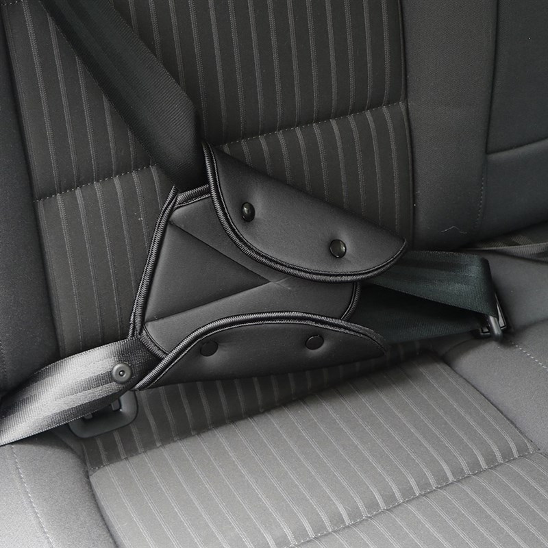 极速Baby Car Safe Seat Belt Cover Soft Adjustable Triangle S