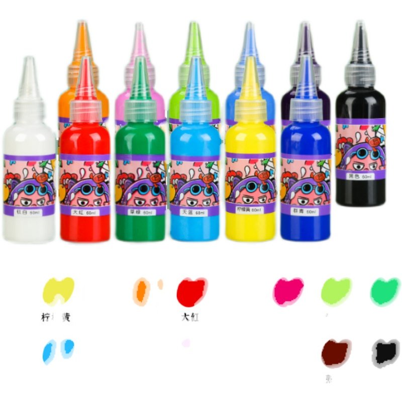 儿童手指画颜料画画工具水粉画幼儿园绘画水彩小孩美术可水洗,玩具/童车/益智/积木/模型,颜料,淘宝优惠券,粉丝福利购,淘宝优惠卷