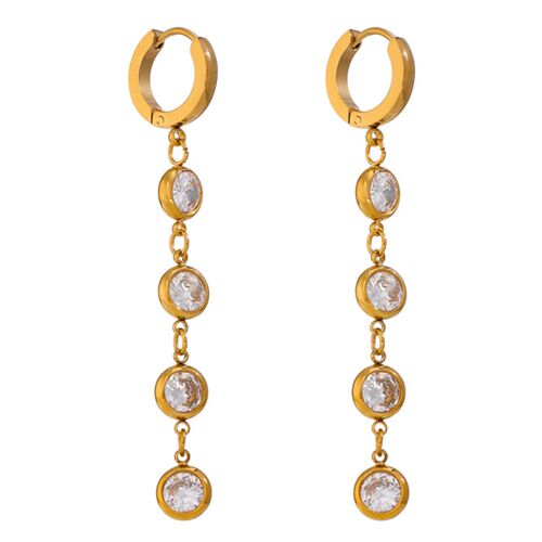 小众高货Yhpup 316L Stainless Steel Jewelry Stylish Cubic Zir