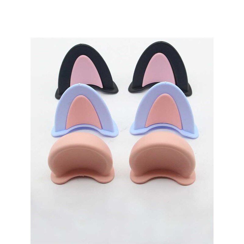 电动车摩托头盔装l饰品可爱个性小耳朵猫耳熊耳朵装饰贴小配件饰