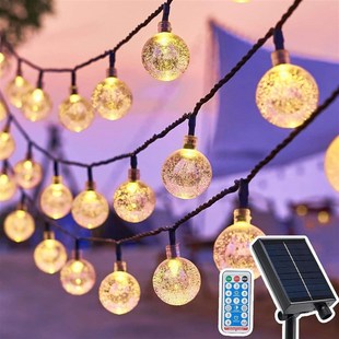 饰布置天幕帐篷太阳能灯串灯带彩灯 户外露营氛围灯USB摆摊野营装