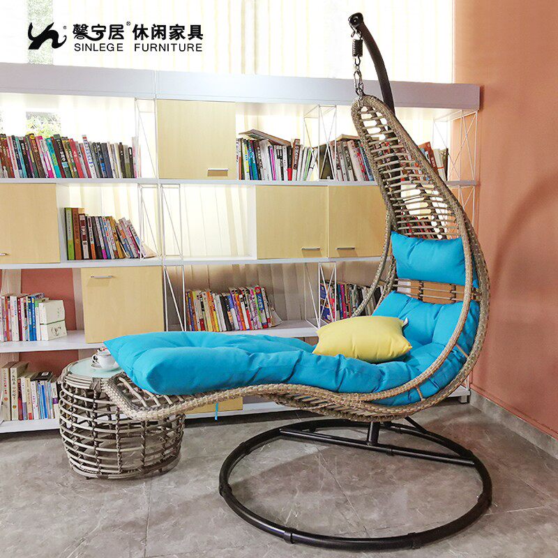 新品馨宁居  吊篮藤椅室内客厅阳台家用欧式吊床成V人单人摇椅秋