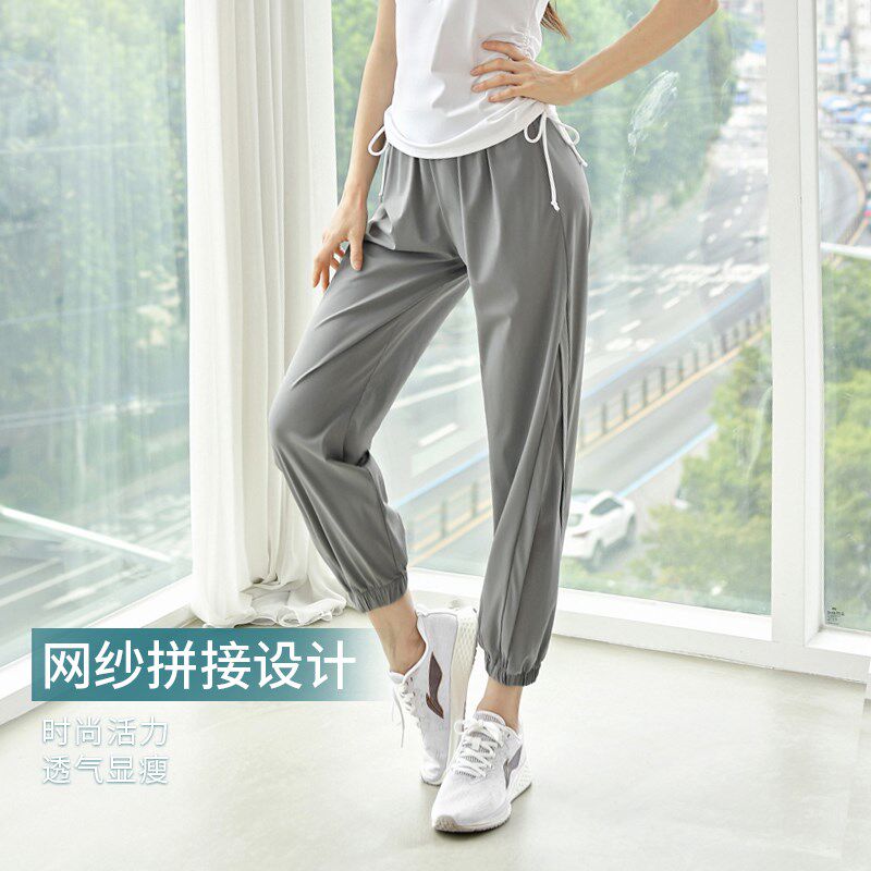 跑步运动女套装小个子夏天户外健身晨跑服大码宽松白色瑜伽服