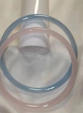 叮当镯 网红爆款紫色干枯玫瑰 玻璃手镯