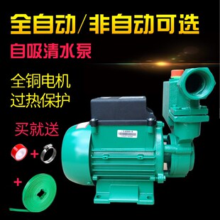 凌霄自吸泵22g0V电动家用高扬程水泵全自动农用灌溉小型水井抽水