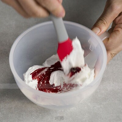 Flower mounting color mixing bowl baking cream color mixing