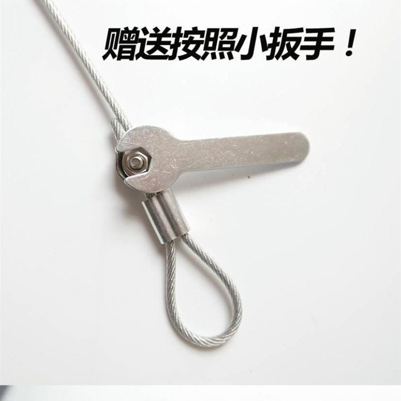 钢丝绳卡紧器葡萄架不锈钢可调节挂钩不锈钢拉紧器包塑套装
