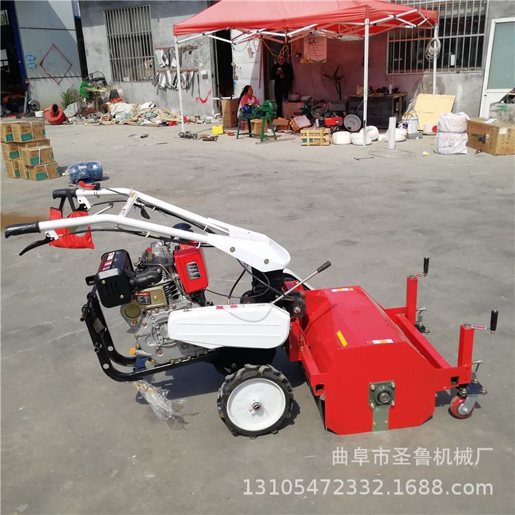 厂促大马力柴油碎草m机 手扶柴油灭草机 多功能荒地果园除草机品