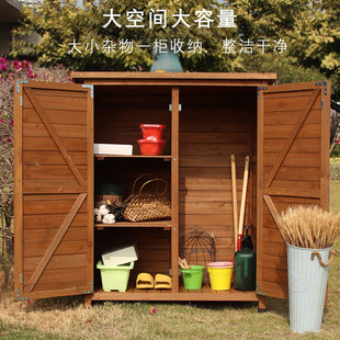 柜 室外工具收纳柜防水防晒庭院储物杂物箱家用玩具整理别墅门口鞋