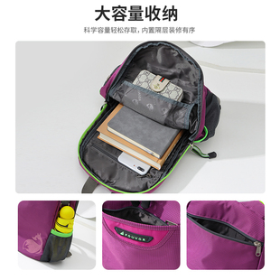 户外轻便双肩包女2023新款牛津布休闲旅行包小学生背包儿童书包男