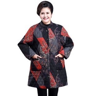 220斤女装特大码冬装棉服外套中老年加肥加大妈S妈装棉袄秋冬衣服