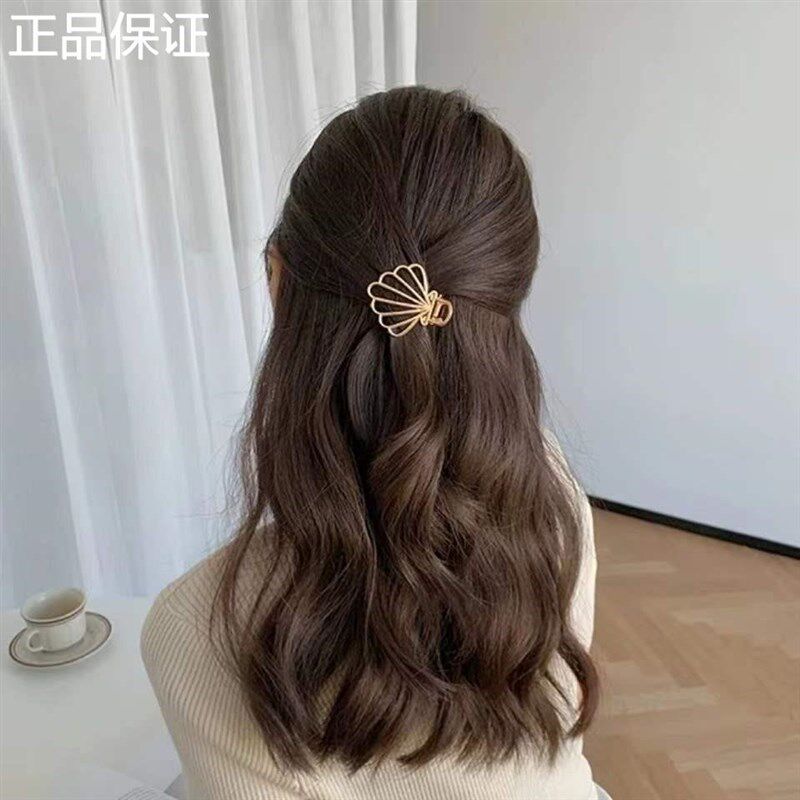 新品过渡期神器短发尴o尬发夹女后脑勺夹头发的夹子2023新款抓夹