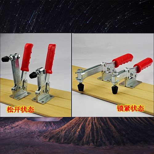 专用机械雕刻夹固定夹工业水平夹具焊接压紧夹子式木工快速子快速