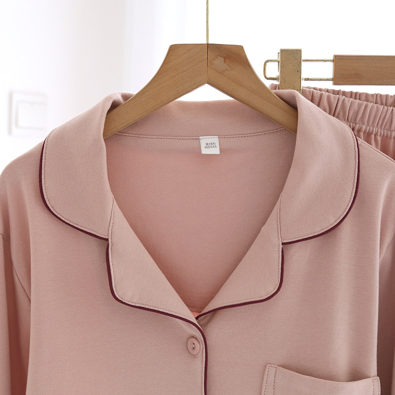 情侣睡衣套装春秋中厚款简约纯色女士长袖家居服男士大码宽松,女士内衣/男士内衣/家居服,睡衣/家居服套装,淘宝优惠券,粉丝福利购,淘宝优惠卷