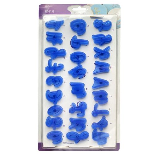 Alphabet Numbers Sympol Cake Tool Fondant Molds Pastry Cooki