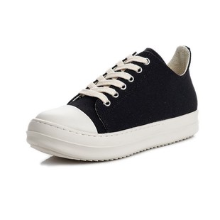 暗黑系RO鞋子低帮帆布鞋厚底休闲板鞋男经典款情侣鞋潮流男鞋女鞋