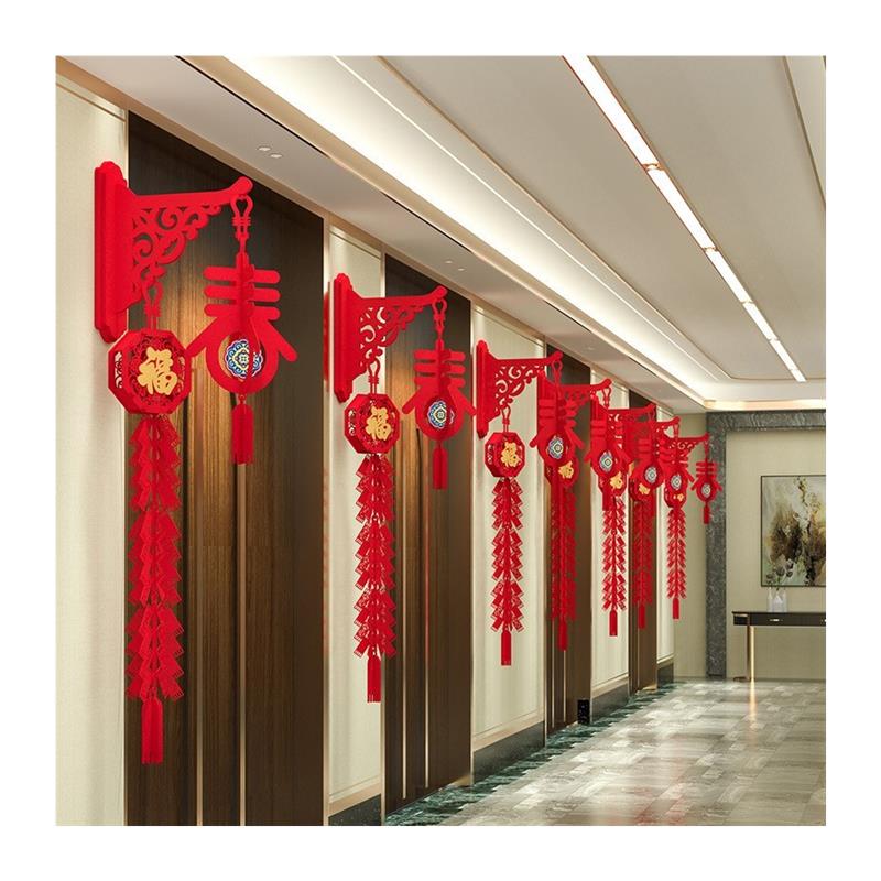 壁挂灯笼春字新年春节年味装饰年货挂件2024过年新春挂饰门口大门