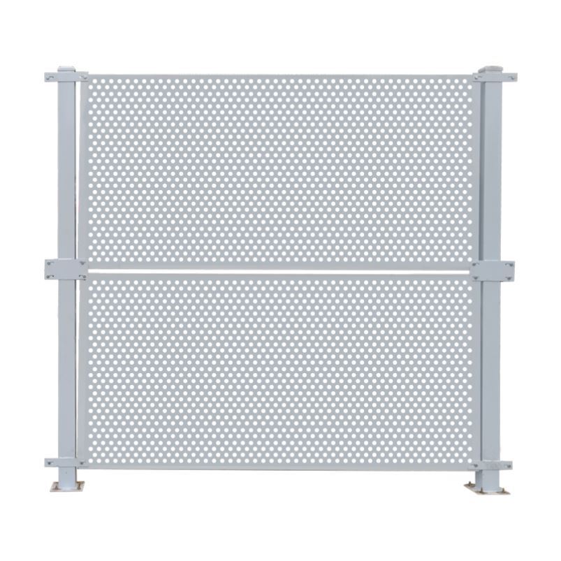 围栏护栏车间隔离网板工地。防风冲孔板冲孔网围挡施工镀锌W新品