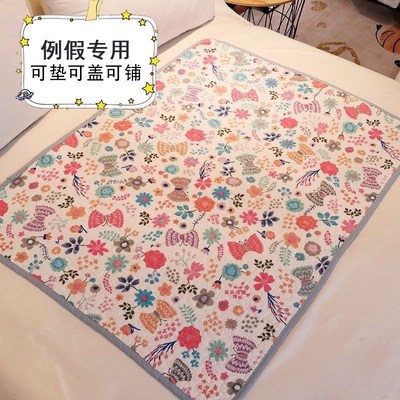 姨妈垫四季通用可水洗床上女生生理期专用垫双面纯棉例假期床垫子