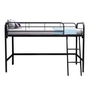 上下铺铁床半高床小居室加高铁艺床家用上床下空高架床儿童床