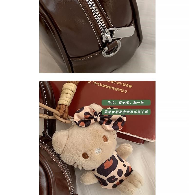 手提包小拎包2025红色包包上班族洋气手提包卡通可爱猫咪斜挎小包