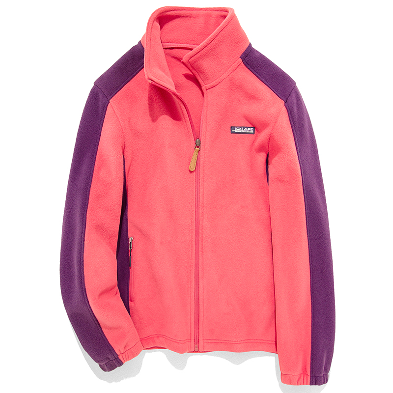 2023新款抓绒衣女春秋户外立领套头内搭打底衫摇粒绒卫衣保暖外套