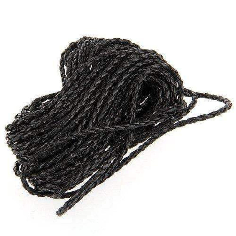 推荐SZS Hot 9m Black Braided Leather Necklace Cord String m