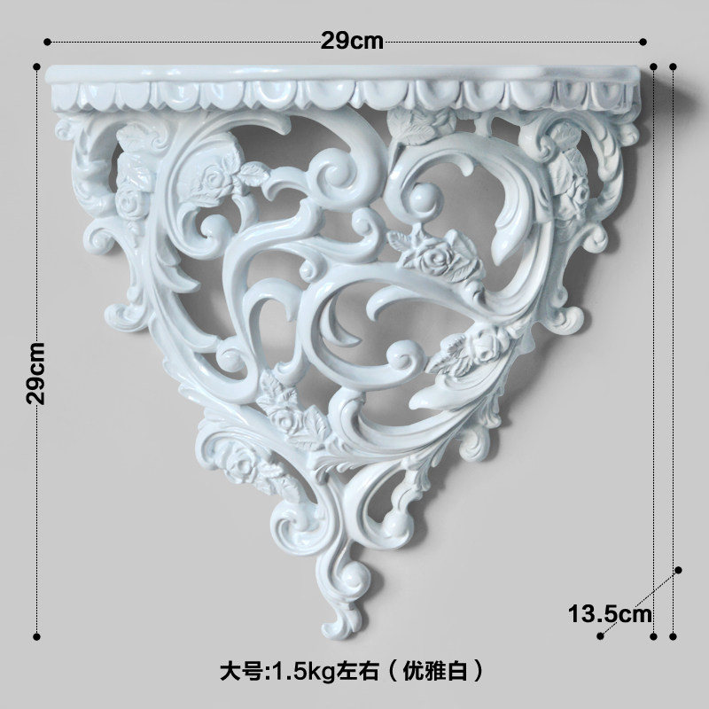 欧式立体壁饰家居创意背景墙面装饰品客厅卧室壁挂置物架墙上挂饰