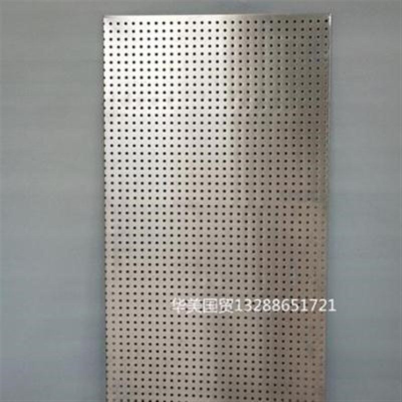 新款不锈钢洞洞板货架挂五金烘焙工具展示架挂钩万能家用厨房上墙