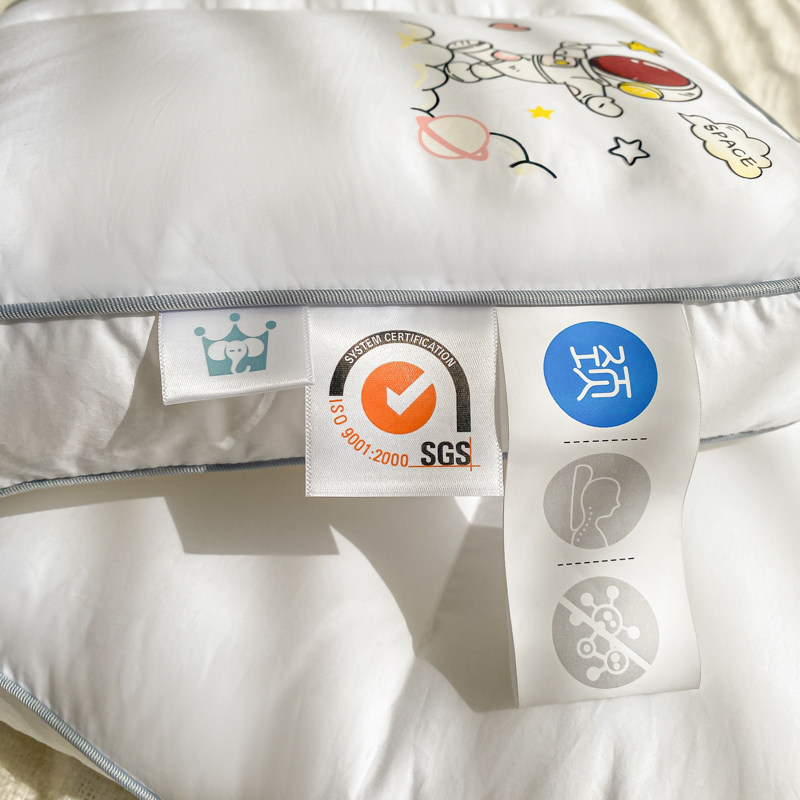 儿童1-17岁防螨枕头100支全棉可水洗枕头幼儿园学生枕芯,床上用品,枕头/枕芯,淘宝优惠券,粉丝福利购,淘宝优惠卷