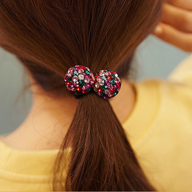 头绳女成年简约气质扎头发皮筋马尾发饰水钻球球发圈发绳饰品,饰品/流行首饰/时尚饰品新,发饰,淘宝优惠券,粉丝福利购,淘宝优惠卷