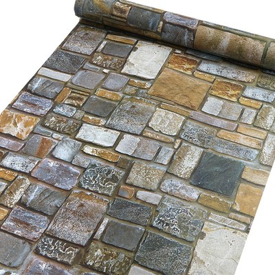 Vinyl Self Adhesive Wallpaper 3d Brick PVC Wall ers Waterpro