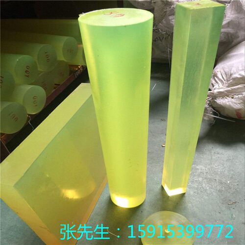 橡胶胶棒PU牛筋棒优力胶聚空心PU胶棒安圆方块减震聚氨酯棒垫脂