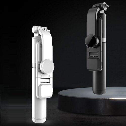 Wireless bluetooth selfie stick foldable mini tripod with fi