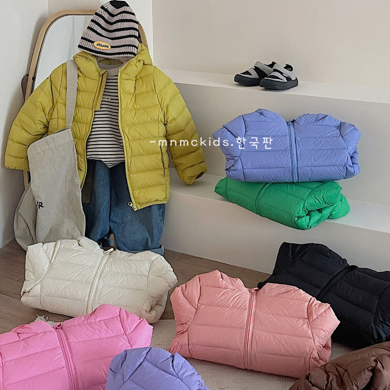 90绒~反季儿童轻薄羽绒服男款秋冬连帽防风外套女童宝宝冬装上衣
