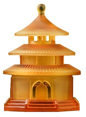 新品琉璃天坛塔香炉摆件家用檀茶道家居客厅装饰品香薰炉房间布置