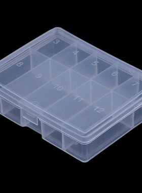 10 Compartts Fishing Tackle Box Fish Lures Hooks Baits Plast