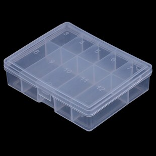 10 Compartts Fishing Tackle Box Fish Lures Hooks Baits Plast