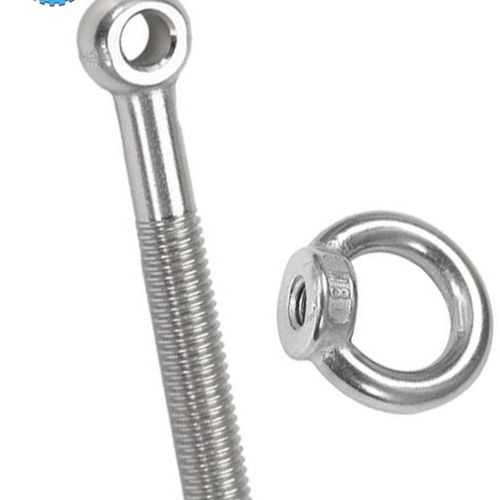 30套装活M5节眼螺帽鱼活形螺栓不锈钢结吊环螺母活接环40+螺丝M3