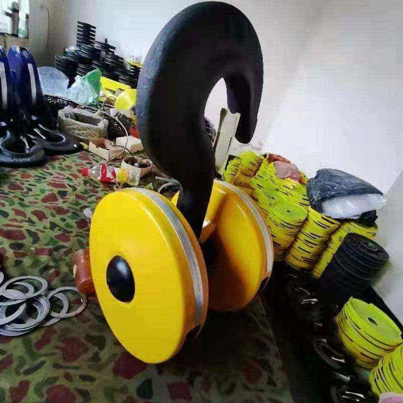 钢丝绳电动葫芦下钩起重滑轮吊钩天车吊车行车配件123510吨