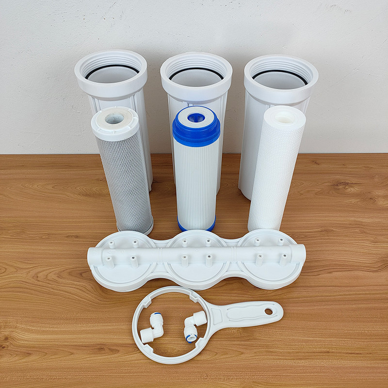 奶茶店制冰机自h来水过滤器前置家用商机开水器净水器饮10寸3级自