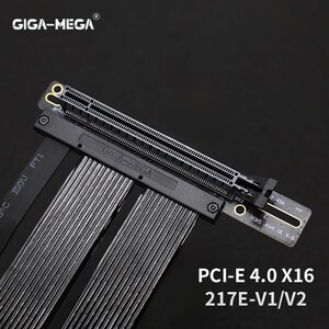 PCIE 4.0/5.0显卡延长线追风者217E-V1/V2机箱恩杰H1 270度反直角