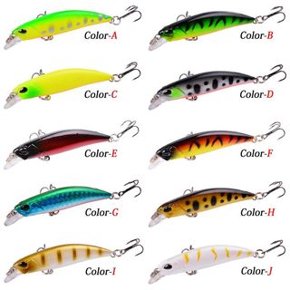 推荐.Aorace Laser Slow Mixed Minnow Fishing Lure Set Wobbler