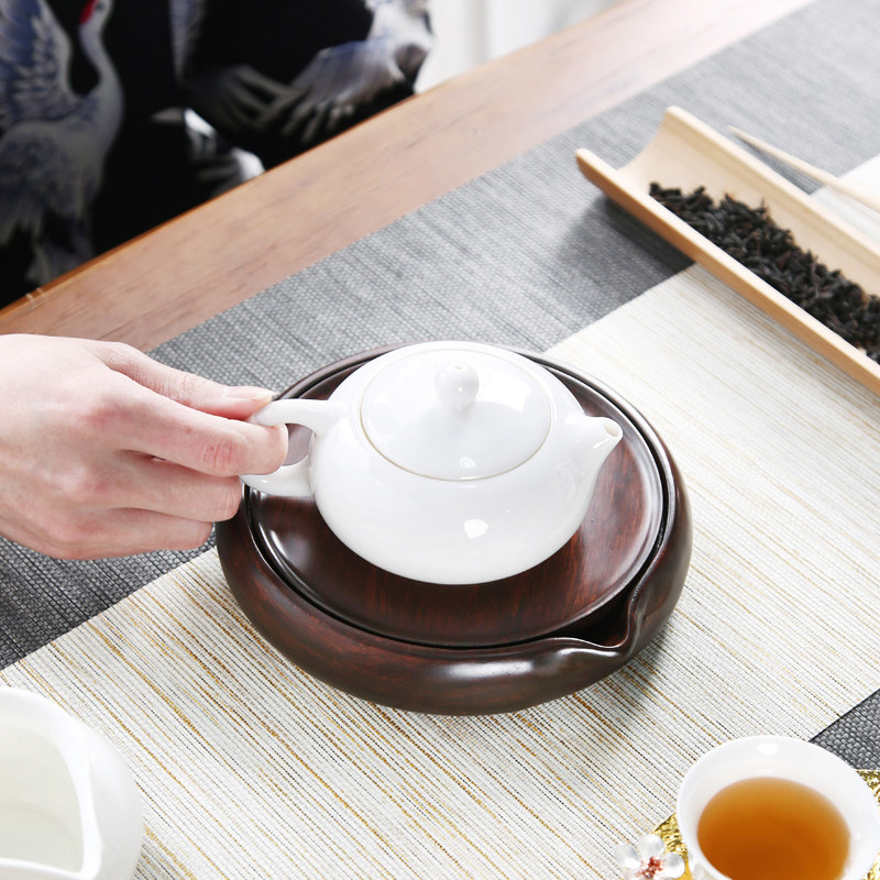 黑檀实木壶承干泡台底座茶杯垫养壶紫砂茶壶垫托架子茶具配件日式,餐饮具,茶道/零配,淘宝优惠券,粉丝福利购,淘宝优惠卷