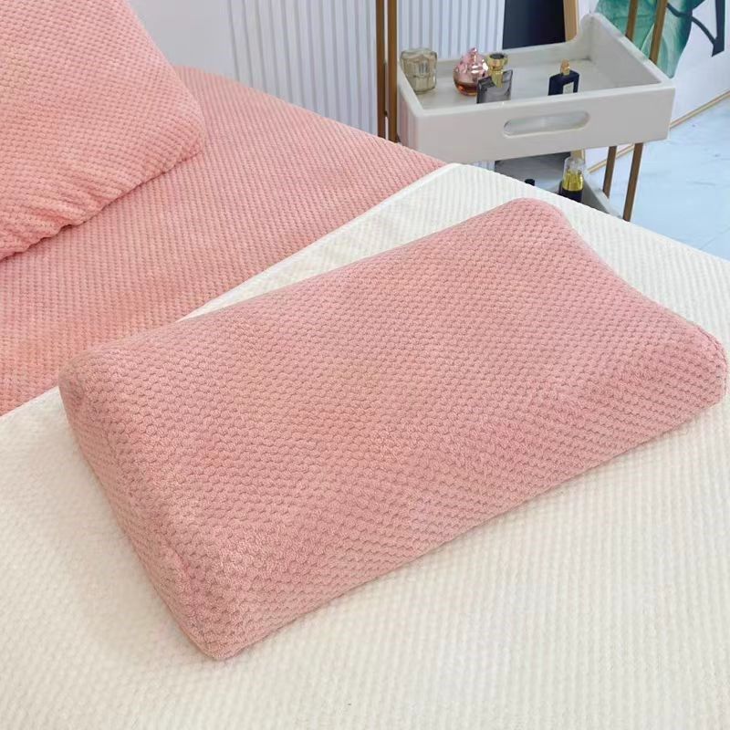 美容床罩配套乳胶枕按摩床枕头带枕套成人单只波浪形透气枕套枕芯,床上用品,乳胶枕,淘宝优惠券,粉丝福利购,淘宝优惠卷